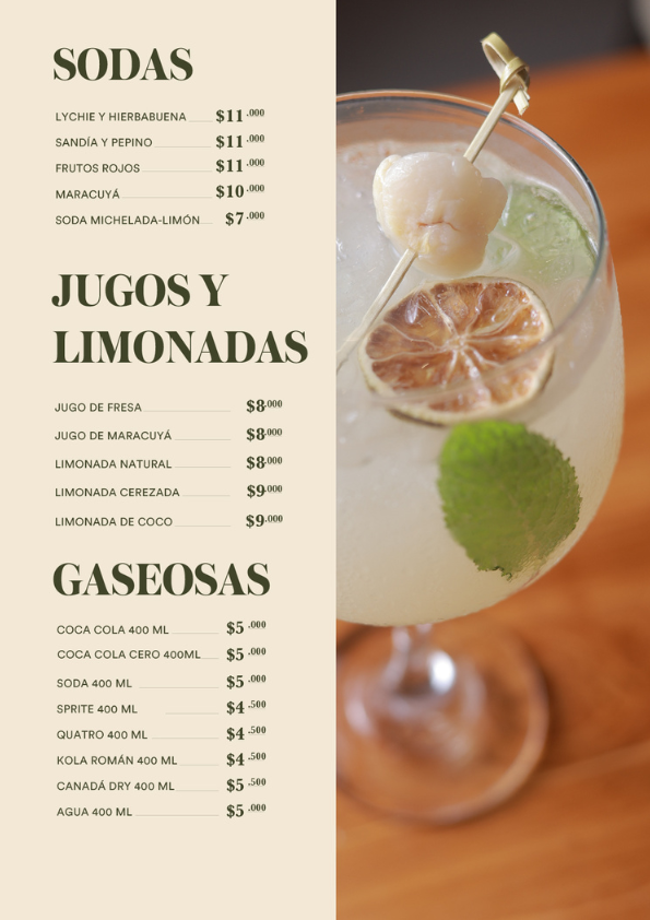 Menú