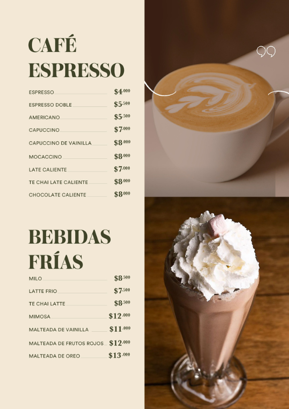 Menú