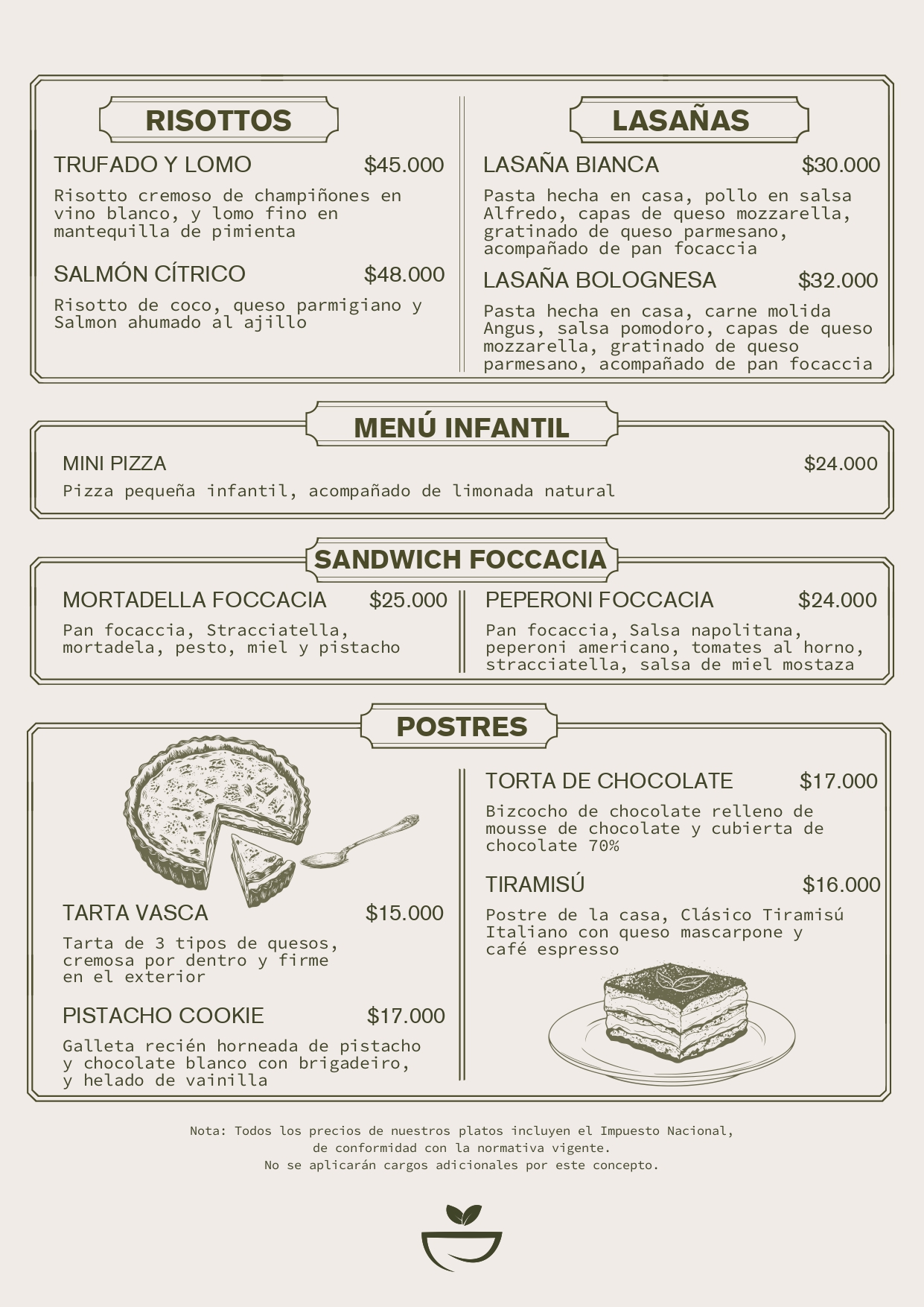 Carta Entradas