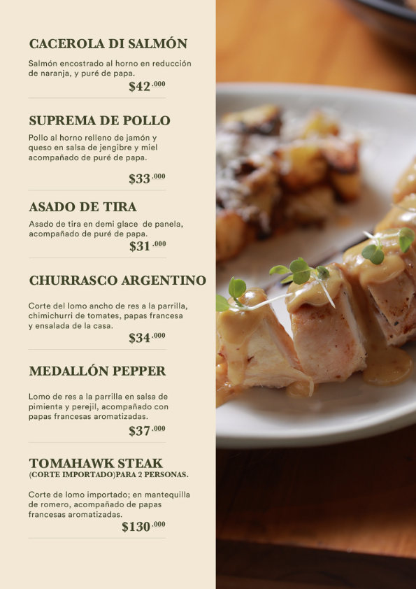 Menú